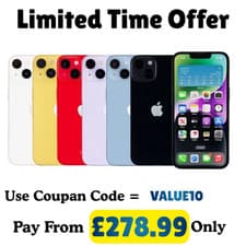 Image of Apple iPhone 14 128GB Unlocked iOS Smartphone 100% Battery Health All Colors A++