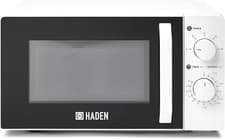 Image of Haden 20L Digital White Microwave Oven - 800W, 5 Levels, Child Lock