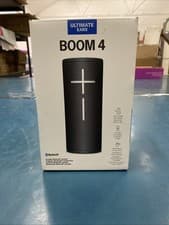 Image of Ultimate Ears BOOM 4, UE BOOM, BLACK, Waterproof bluetooth speaker, SEALED OPEN