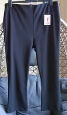 Image of Ladies Black Stretch Nurse / Work Trousers Size 18 Short BNWT