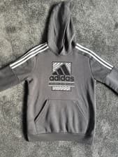 Image of Boys Official Adidas Sportswear With Stripes Hoodie - Size 13-14 Yrs