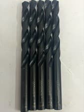 Image of SHERWOOD Jobber Drill | P Size | HSS | Normal Helix | Black Oxide Finish | 5pcs