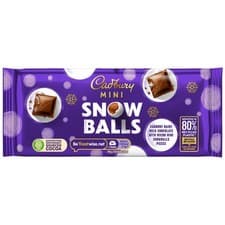 Image of Cadbury Mini Snowball Bar Perfect As Treat For You Or Someone Special 110g