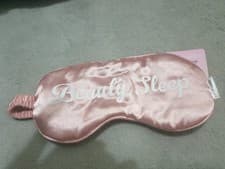 Image of Brushwork. Satin sleep mask.