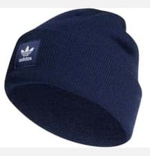 Image of Adidas Originals ADICOLOR Cuff Knit Beanie Hat  Shadow Navy Adults OFFICIAL 