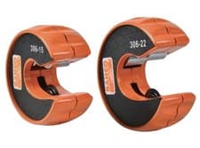 Image of Bahco BAH306PACK Pipe Cutters, Orange, 15mm & 22mm