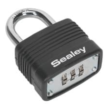 Image of Sealey Steel Body Combination Padlock 40mm - PL301C