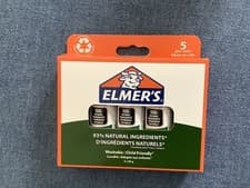 Image of Elmers 5 pack of 20g glue sticks In Original Packaging