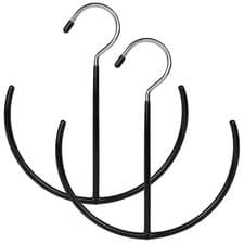Image of The Hanger Store™ Set of 2 Scarf and Belt Hangers with Non Slip Coating