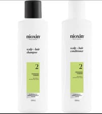 Image of Nioxin System 2 Cleanser Shampoo & Conditioner 300ml DUO Progressed Thinning