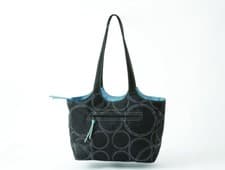 Image of Changing Bag Summer Infant High Tote with a geometric circle print
