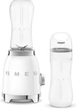 Image of Smeg PBF01WHUK Retro 50’s Style Personal Blender, 2x Bottles2Go, 2 Speed White