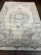 Image of TOP QUALITY RUGS 2022 EMBOSSED PATTERN 160X230CM  BEST AROUND CREAM - L.GREY