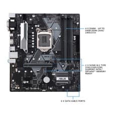 Image of ASUS Prime B365M-A Motherboard: LGA-1151, DDR4, M.2, HDMI, SATA 6Gb/s, mATX