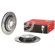 Image of 2x BREMBO 08.D575.11 Brake Disc Rear Solid 302mm Outer ∅ For Ford Focus Kuga