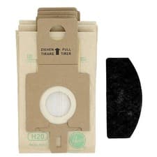 Image of GENUINE HOOVER PUREPOWER PURE POWER VACUUM BAGS H20 U3120, U3360, PU2110 5 PACK