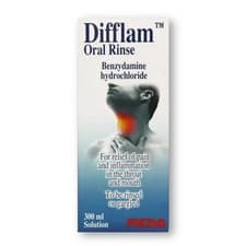 Image of Difflam Oral Rinse - 300ml- Reduces Inflammation/Discomfort