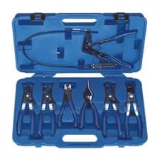 Image of Expert by Facom E200501 7pc Hose Clamp Plier Set + Case