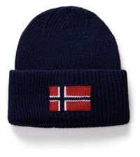 Image of Napapijri Blue Evei Men’s Beanie New With Tags One Size