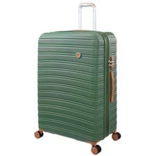 Image of it Luggage Fusional 79 cm Large Expandable 8 Wheel Suitcase Dark Olive TSA Lock