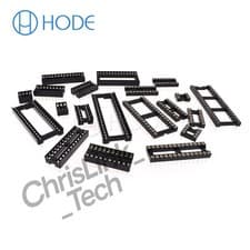 Image of IC Sockets DIP-6P 40P Pin Round Adaptor Solder Gold Plated Narrow/WIDE UK