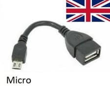 Image of USB A 2.0 Female to Micro USB B Male OTG Adapter convertor Date Cable wholesale