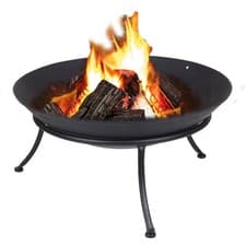 Image of Patio Garden Bowl Living cast iron fire bowl Camping Heater Outdoor Log Fire Pit