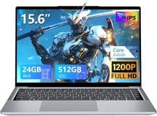 Image of 15.6 inch Laptop, Core i5 Processor 24GB RAM 512GB SSD Notebook, FHD 1920x1200