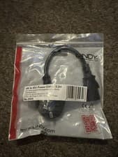 Image of Lindy UK to IEC Power Cable, 0.2m No. 30430
