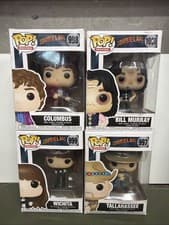 Image of Funko Zombieland Set! 997 Tallahassee 999 Wichita 998 Columbus 1000 Bill Murray