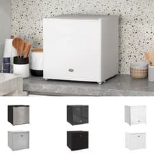 Image of Compact Mini Freezer Small Freezer with Reversible Door for Bedrooms