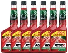 Image of 6 x 500ml Redex Petrol Fuel System Injector Cleaner Treatment - 6 PACK