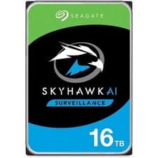 Image of Seagate 16TB SkyHawk AI 3.5" SATA 7200RPM CCTV HDD ST16000VE000