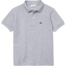 Image of Grey kids lacoste Polo T shirt size 8A