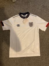 Image of England 1988 Home Shirt Modern Reissue Size Small New With Tags