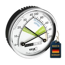 Image of TFA Dostmann Thermo Analogue Thermometer Hygrometer with 1x, multicoloured