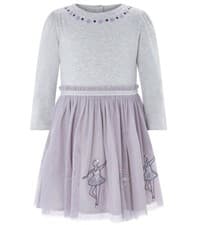 Image of Monsoon Baby DISCO BALLERINA Dress - PURPLE Size 12-18 MONTHS