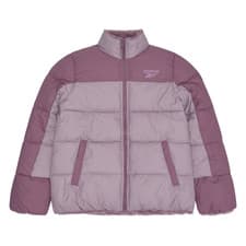 Image of Reebok Womens Puffer Jacket Reversible Puffer Jacket Dusty Rose Pink