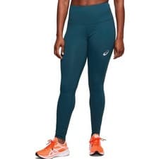 Image of Asics High Waist 2 Womens Running Tights Blue Run Sports Training Jogging Ladies