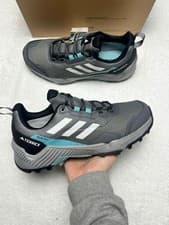 Image of UK 7.5 Adidas Terrex Eastrail 2 R. RDY Women's Hiking Shoes Trainers Grey Mint