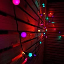 Image of 10m 100 LED Pearl Berry Rainbow String Lights Garden Christmas Lights with Timer