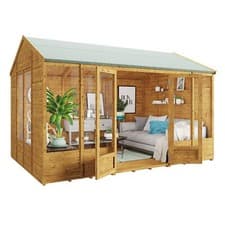 Image of Garden Office Garden Room Summerhouse 10x8 - 20x10 Heavy Duty Wooden T&G BillyOh