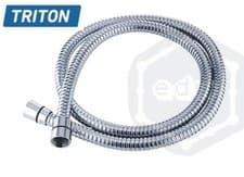 Image of Triton 1.25m cone-to-cone flexible shower hose (Chrome) 28100210