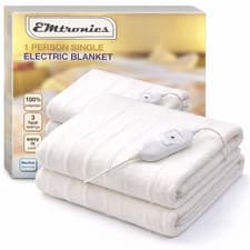 Image of EMtronics Heated Electric Under Blanket 3 Heat Settings and Machine Washable