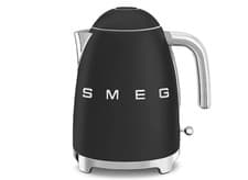 Image of SMEG KLF03BLMUK 1.7 Litre 50's Style Kettle, 22.6cm Wide - Matte Black