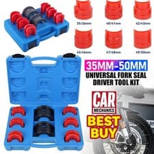 Image of Motorcycle Fork Seal Driver Set 35-50mm Adjust Universal Installation Tool Kit