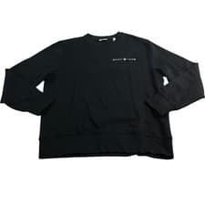 Image of GANT 1949 XL Mens Black Sweatshirt Classic Crew Neck Pullover Cotton Blend