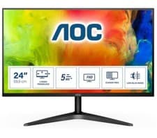 Image of AOC 24B1H Full HD 24" VA Monitor - Black - Full HD LCD 1920 x 1080p