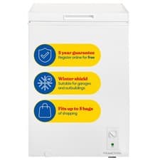 Image of Russell Hobbs Chest Freezer 99L Freestanding White, 5 Year Guarantee RH99CF0E1W