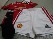 Image of Official adidas Manchester United Home Infant Kit 2020/21(Shirt, Shorts & Socks)